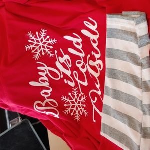 Long Sleeve Christmas top. Size 3X